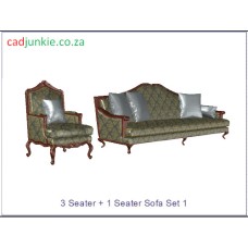 Lounge: Sofa Set 1