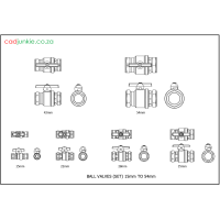 2D - Crane Ball Valve  D171CTH SET (15 TO 54mm)