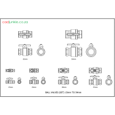 2D - Crane Ball Valve  D171CTH SET (15 TO 54mm)