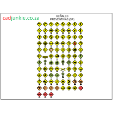 Traffic Signs: Spain Senales Preventivas (SP)